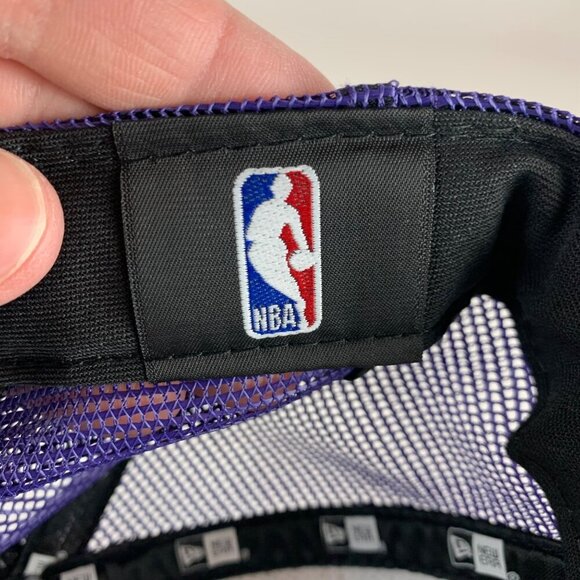 Phoenix Suns NBA Purple New Era The Golfer Snapback Trucker Hat New - Picture 6 of 6